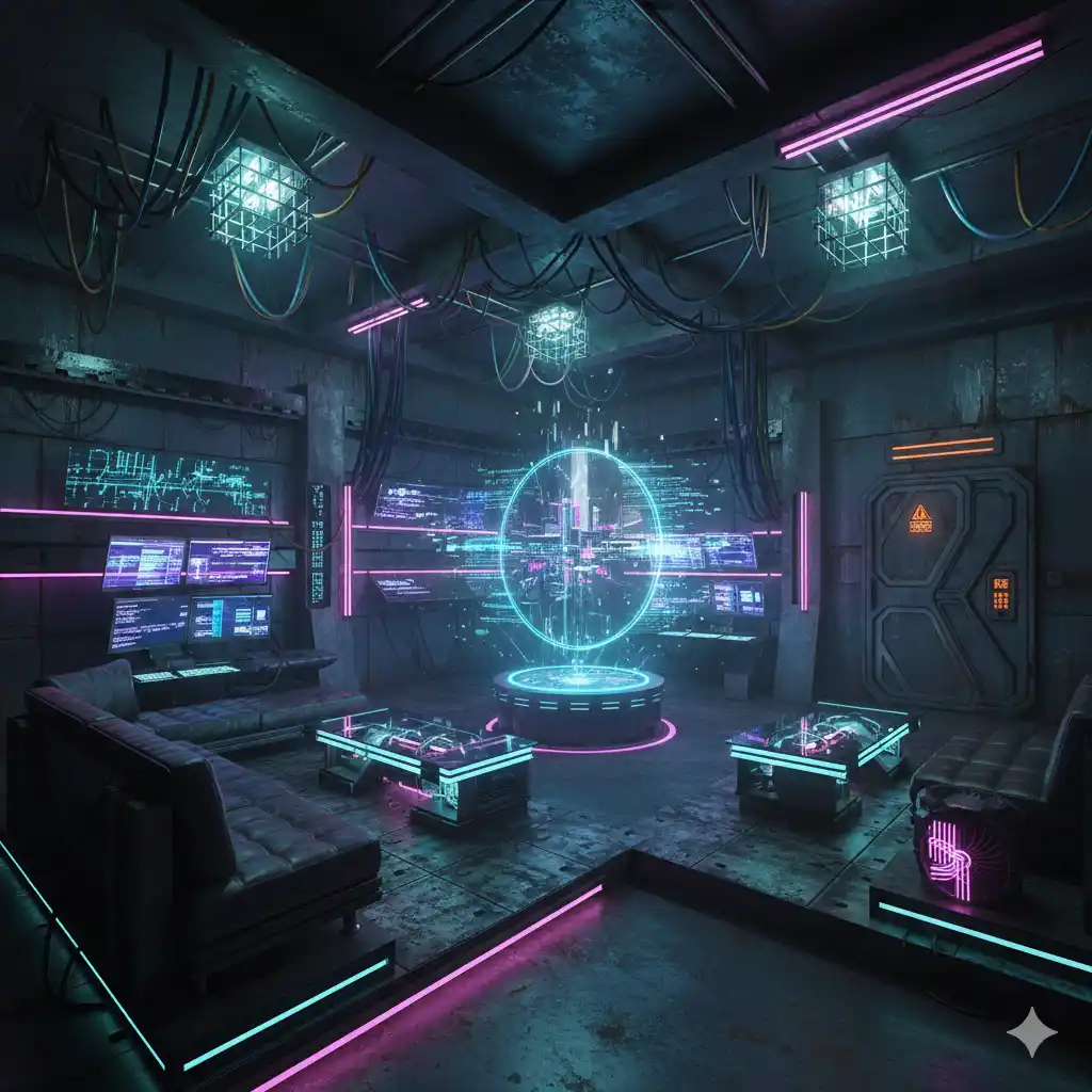 Cyberpunk design style