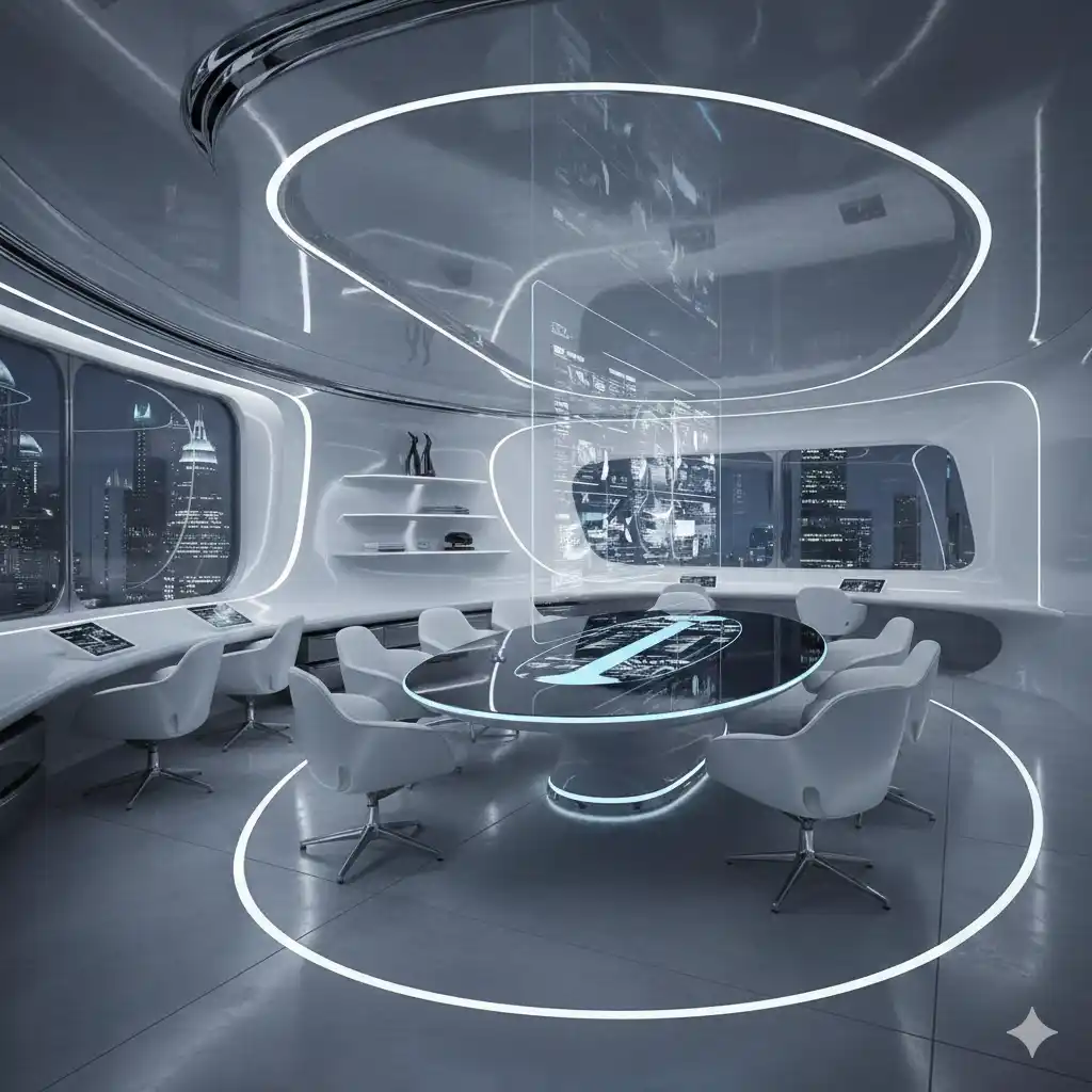 Futuristic design style