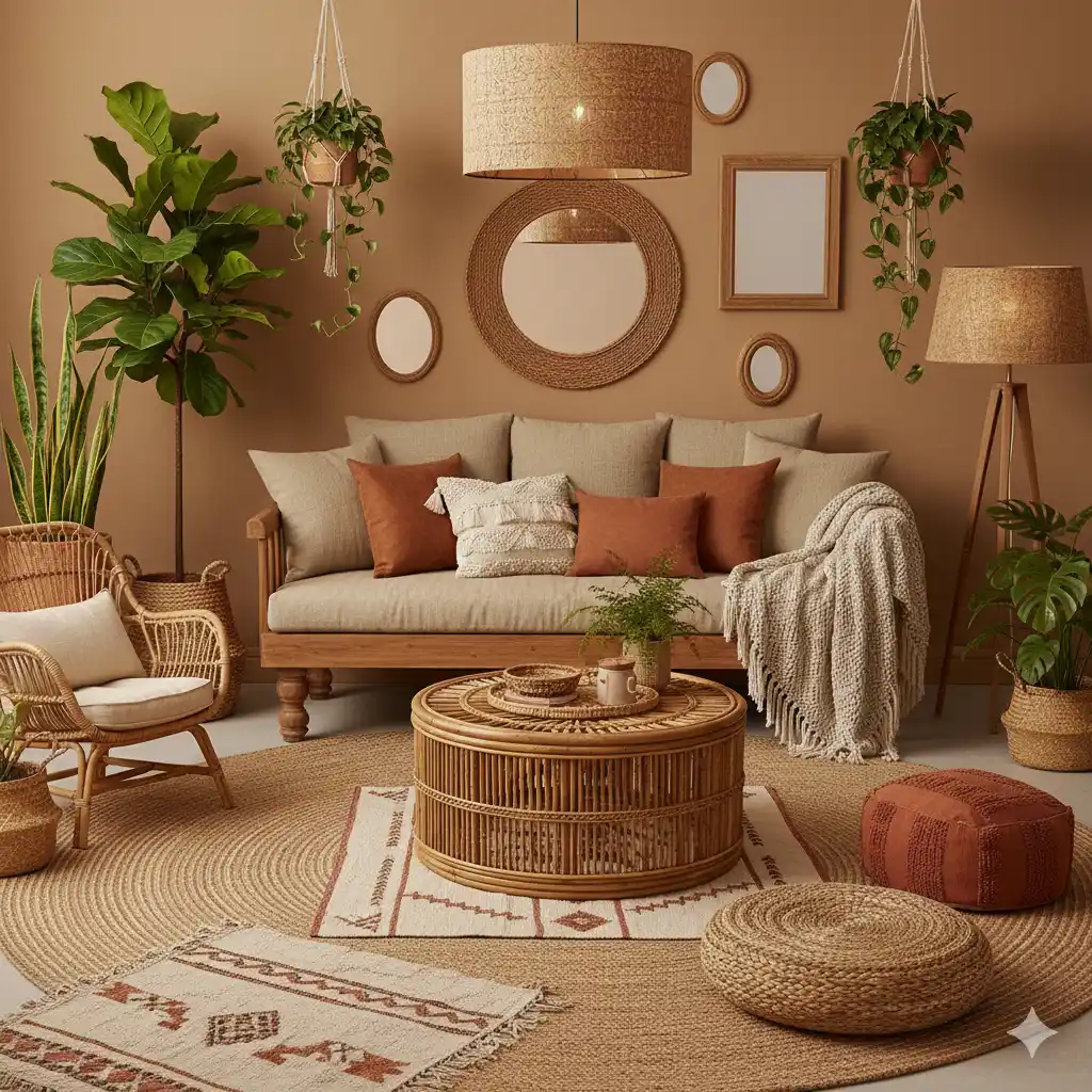 Natural Boho Chic design style