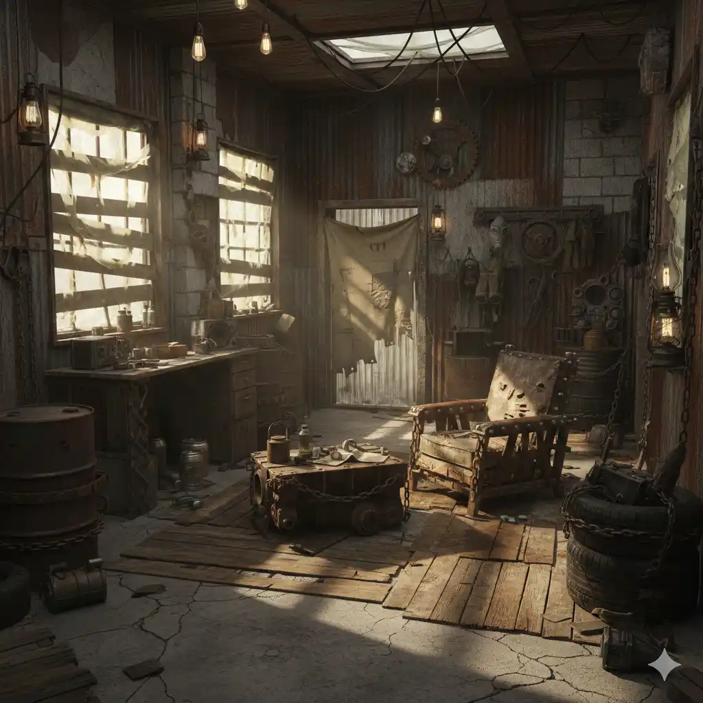 Post-Apocalyptic design style