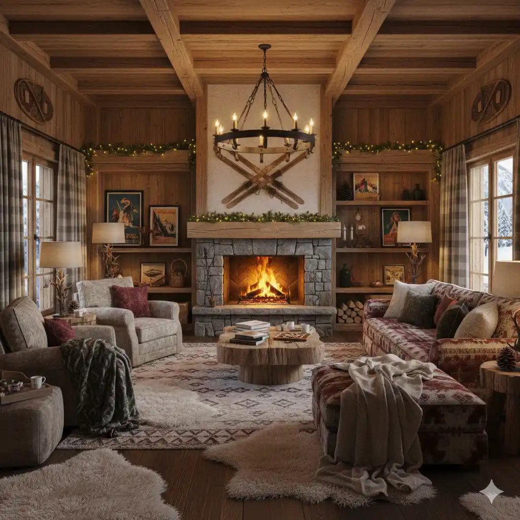 Snow Chalet design style