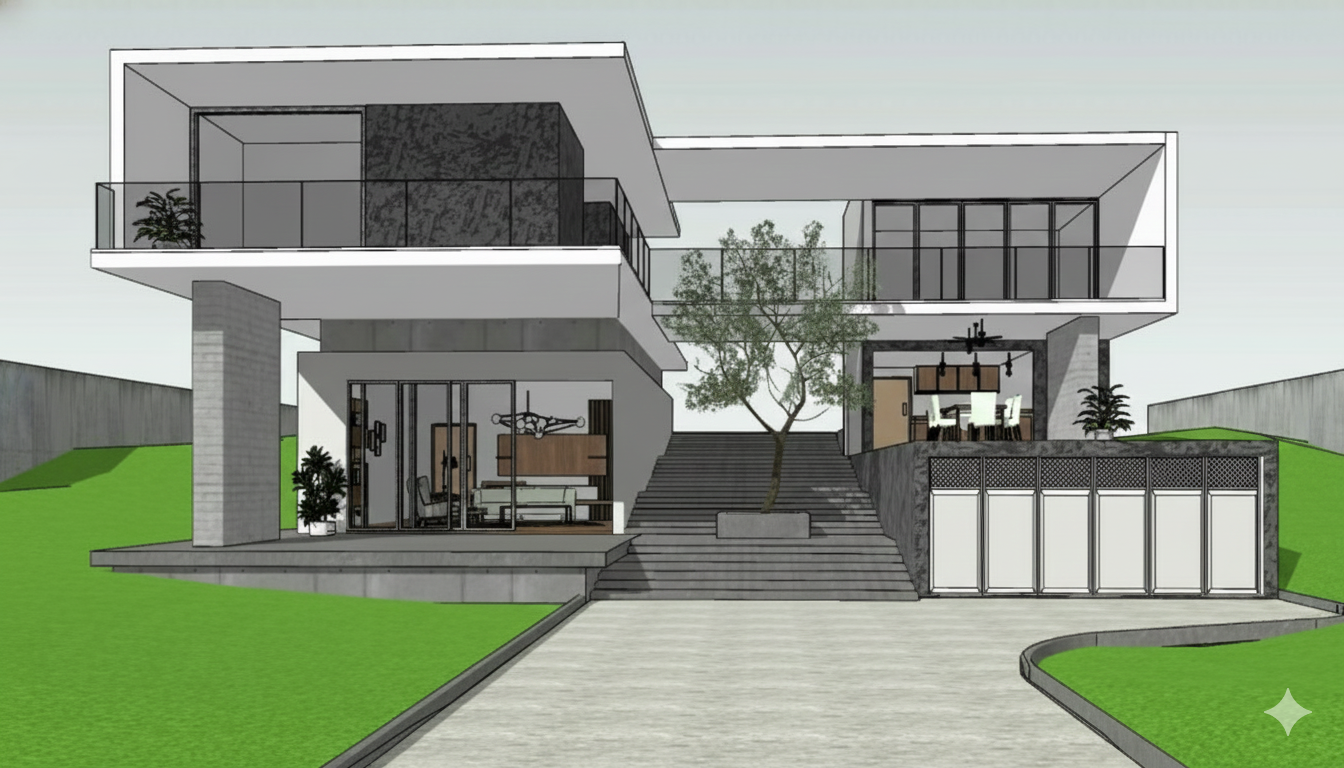 Style Sketchup to Render